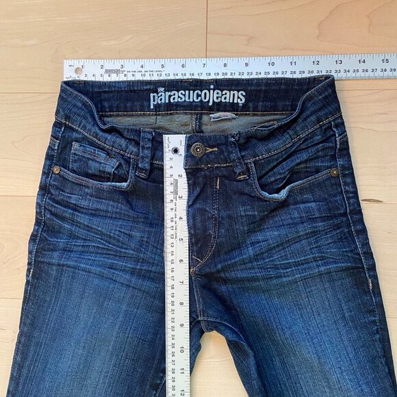 Parasuco jeans 205-RJO Womens high rise slim Dark Wash Size 27 WLB 014-E - Picture 7 of 10
